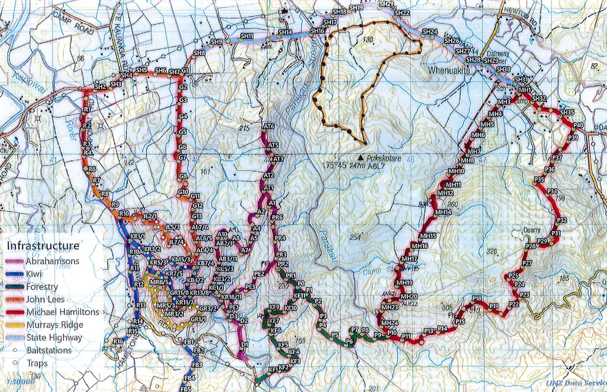 Kapowai Kiwi Group NZ - Traplines